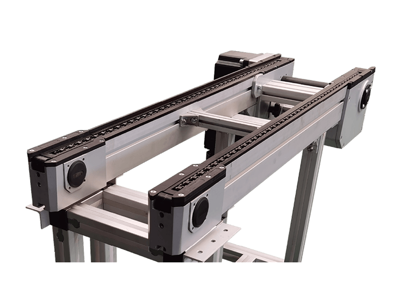 Double speed chain conveyor