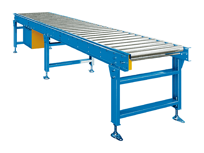 Dobleng hilera na nagtitipon ng roller conveyor